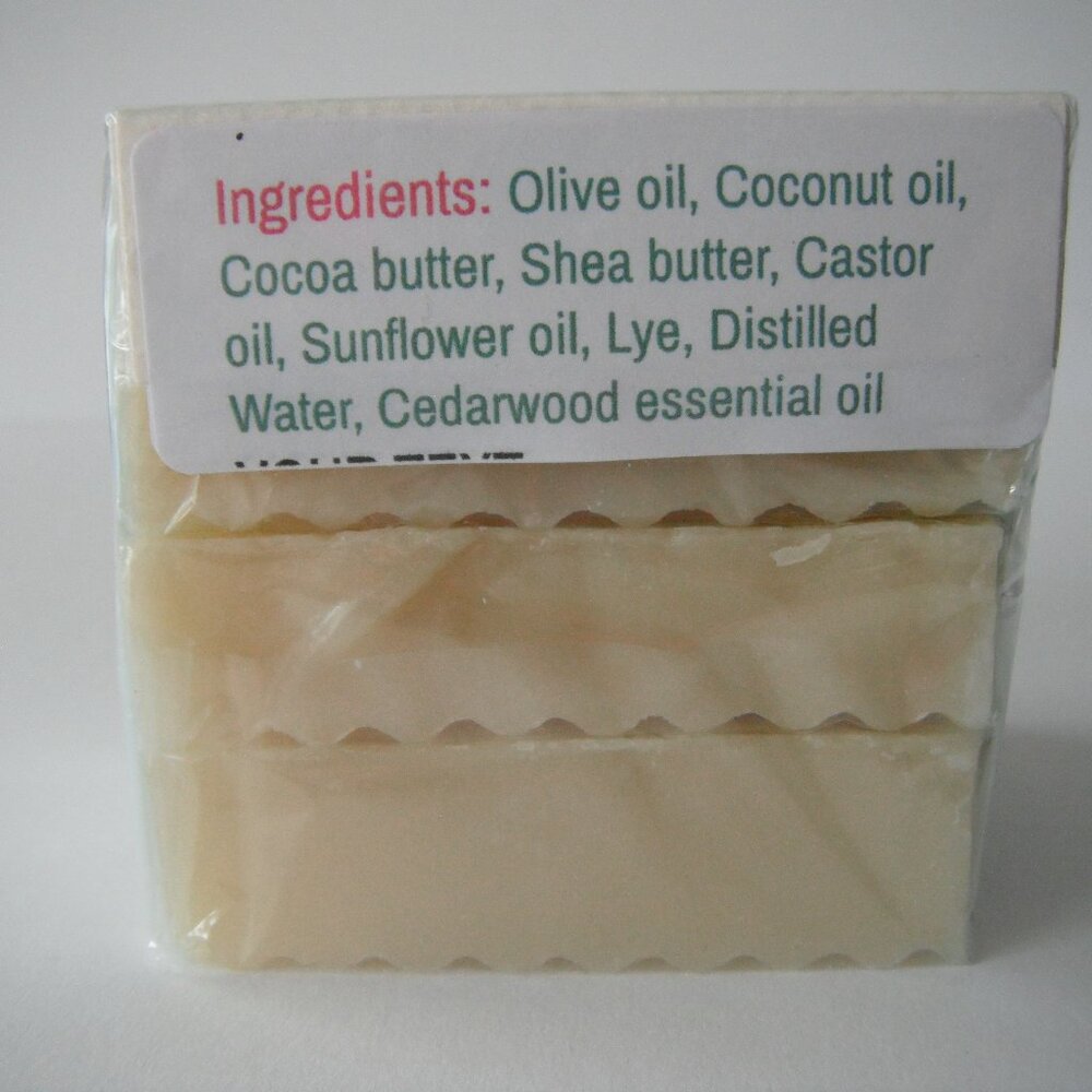 All Natural Vegan 100% Pure Handmade Soap 230g (8oz) Plant-Based Cold Processed